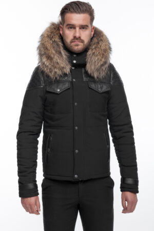 Puffer Men’s Modern Cool and Stylish Jacket with Fur